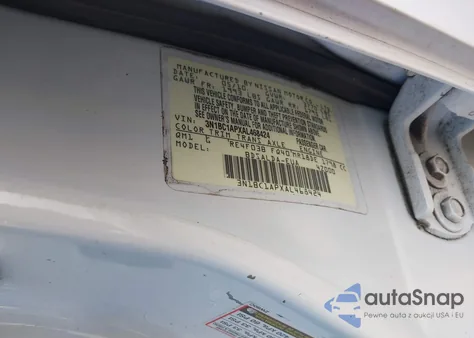 2010 Nissan Versa 1.8S из США, поврежденный, VIN 3N1BC1APXAL468424